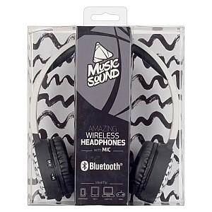 Casti CellularLine Music Sound Black/White