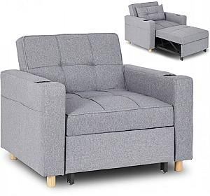 Fotoliu Mebel Elite Solor Gri/Stejar Natural