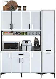 Set mobila bucatarie Mirage Meble JE134 Alb