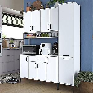 Set mobila bucatarie Mirage Meble JE134 Alb