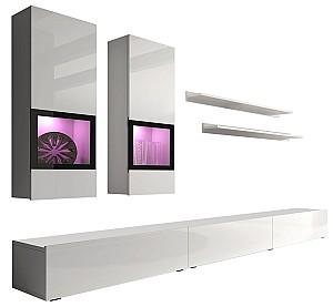 Living Helvetia Baros №10 2.7m White/White Gloss