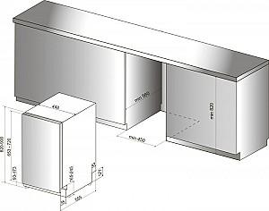 Masina de spalat vase incorporabilă Hotpoint-Ariston HSIO 3O23 WFE