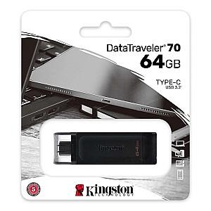 Stick memorie usb Kingston DataTraveler 70 Type-C 64Gb (DT70/64GB)