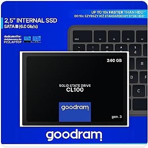 SSD Goodram CL100 Gen.3 2.5" SSD 240GB (SSDPR-CL100-240-G3)