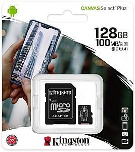 Card memorie Kingston microSD Class10 128GB + SD adapter (SDCS2/128GB)