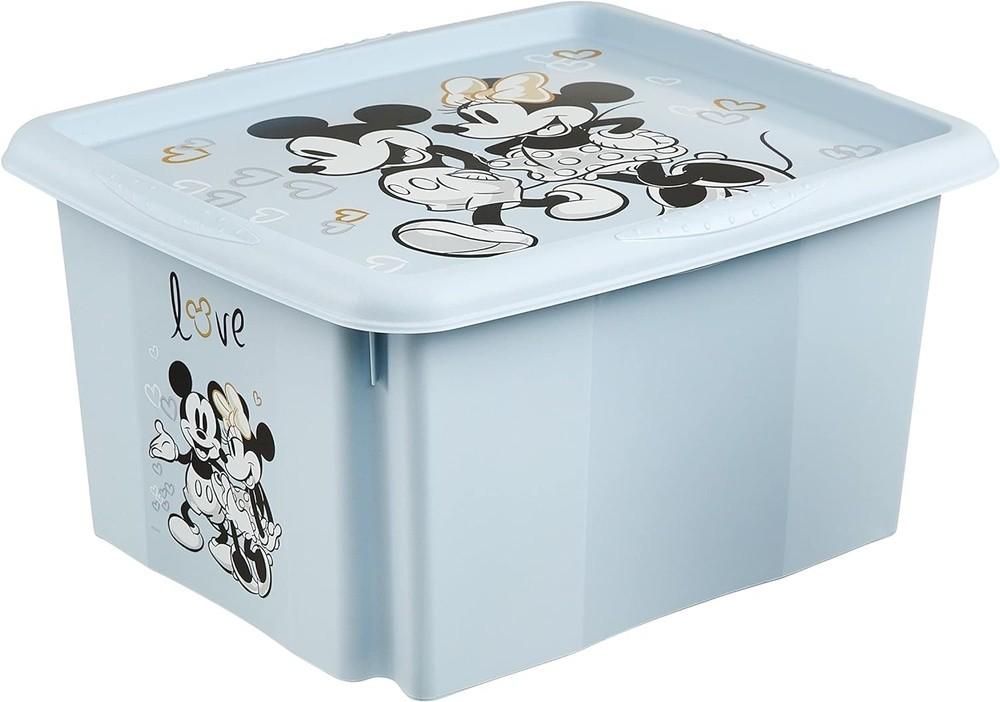 Cos pentru jucarii Keeeper Mickey Mouse Cloudy Blue (12237684) 24L