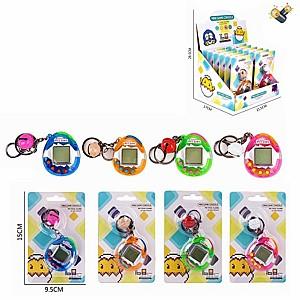 Jucarie interactiva Essa Toys Breloc pentru chei Tamagotchi, rotund LZ8811-1