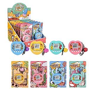Jucarie interactiva Essa Toys Breloc pentru chei Tamagotchi, în formă de inimă LZ8812