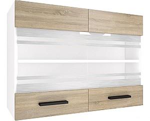 Set mobila bucatarie Belini Paula2 TOR PAULA2/4/WT/DS/0/B1 2.4m Stejar Sonoma (Bej)