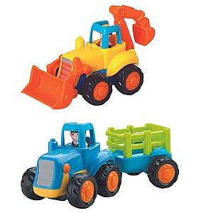 Tehnica speciala Hola Toys „Buldozer si Tractor” 326AB