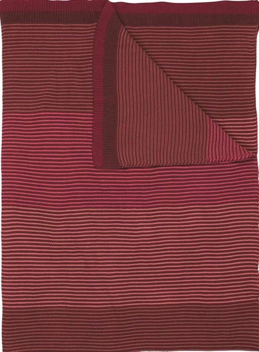 Pled PIP Studio Blockstripe Throw Pink