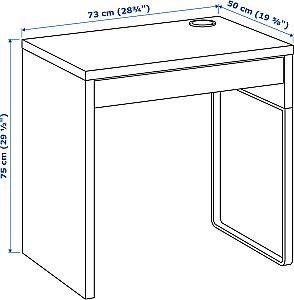 Masa de birou IKEA Micke 73x50 (Alb)