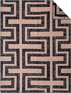 Pled IBENA Jacquard Blanket Dairut Beige/Grey