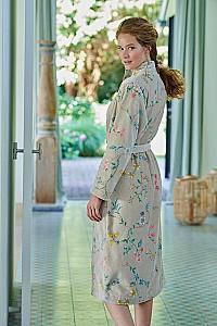 Halat de baie PIP Studio Les Fleurs M Khaki