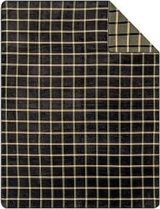 Pled IBENA Jacquard Blanket Tramore Grey/Green