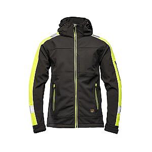 Hanorac barbati Seven Kings RIVAL SOFTSHELL M Negru/Galben