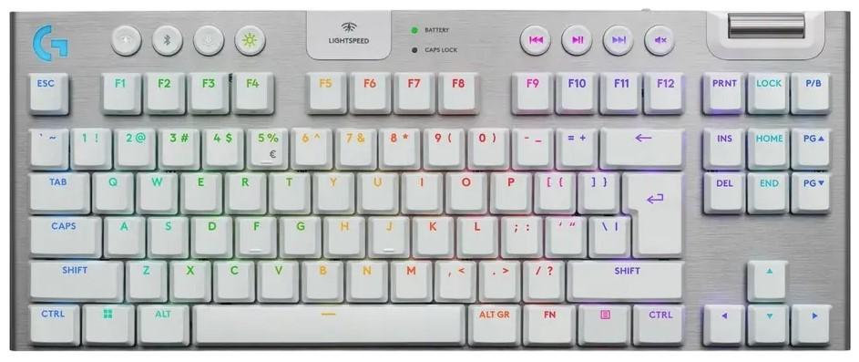 Tastatura gaming Logitech G915 X Lightspeed TKL White