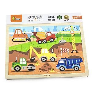 Puzzle VIGA Vehicule de construcție