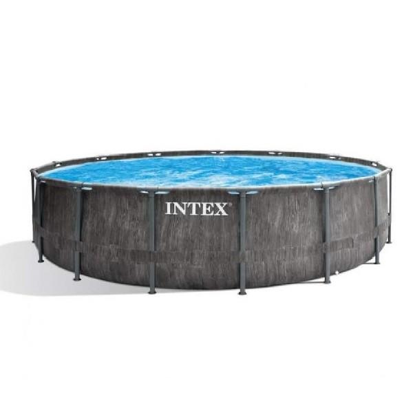Piscina cu carcasa Intex GreyWood Premium 457×122 cm (26742)