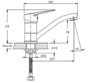 Robinet bucatarie GEHLER 7125121C