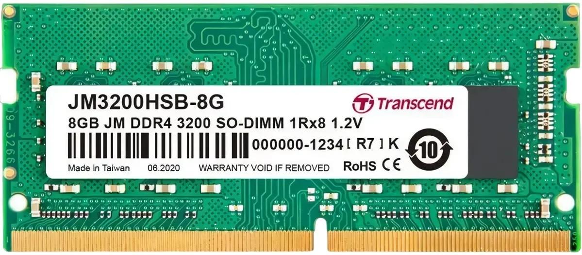 Memorie operativa RAM Transcend 8GB DDR4-3200MHz (JM3200HSB-8G)