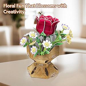 3D Puzzle CubicFun Buchet de Trandafiri