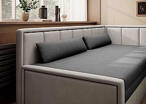 Canapea Eltap Fulgeo Left Poco 4/Poco 3 Gri/Gri Deschis