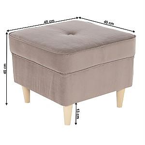 Bancheta Tempo Kondela Rufino 3 Gri-Bej/Fag (Bej)
