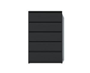 Comoda Fabrik Home Havana 5 frasin negru