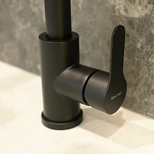 Baterie pentru lavoar Mat|eco Multiform Negru Mat