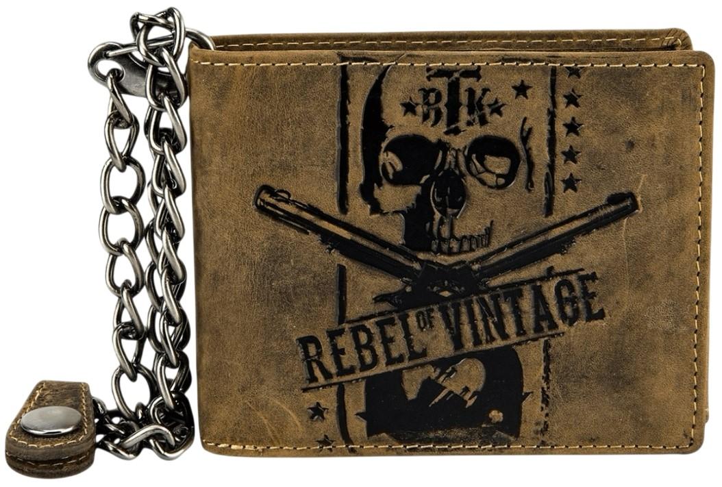 Portofel Greenburry Rebel Skull Vintage SK-1796-25