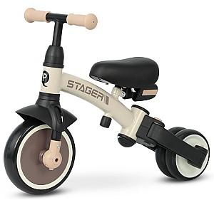 Tricicleta copii QPlay Stager 3 in1 Brown