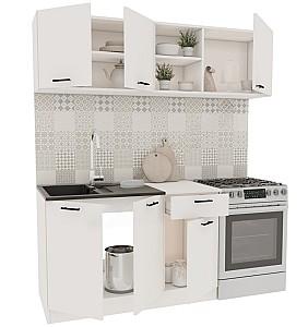 Set mobila bucatarie Haaus Kara 1.8m Alb