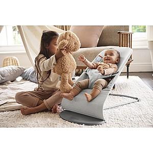 Leagan BabyBjorn Bliss Light Gray, tesatura Melange