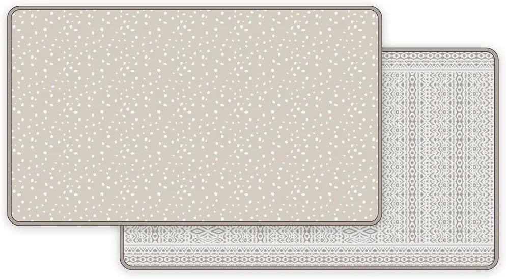 Covoras de joaca copii Skip Hop Boho Beige reversibil