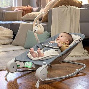 Leagan Bright Starts Ingenuity Happy Belly Rock-to-Bounce Parker