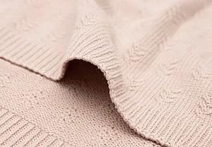 Pled Jollein Grain Knit Wild Rose