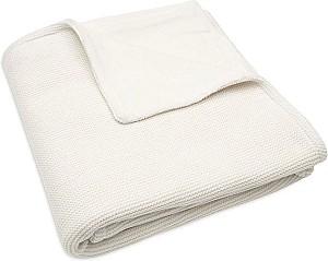 Pled Jollein Basic Knit Ivory/Coral Fleece
