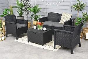 Set mobila de gradina BICA Venezia 2 (Graphite)