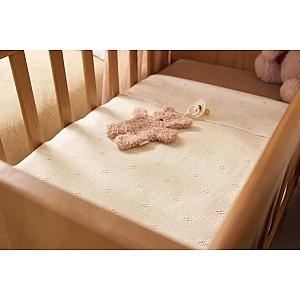 Pled Jollein Cosy Knit Ivory/Velvet