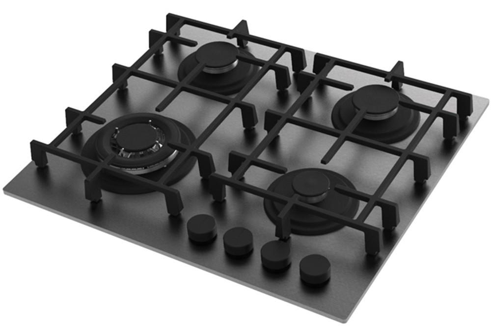 Plita pe gaz incorporabila Darko RAGNA 605 GREY SUPERIORE GLASS