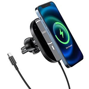 Suport auto pentru telefon HOCO Hoco CA90 Powerful (Wireless Charger 15W)