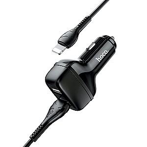Incarcator auto HOCO Z36 Leader + Lightning
