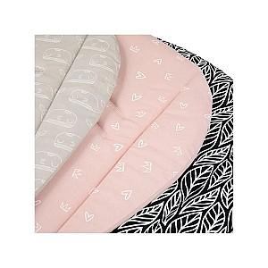 Saltea pentru carucioare Petite&Mars Foamy Pink Queen