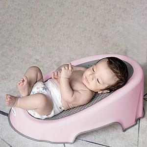 Cada pentru bebelusi BABYJEM Soft Basic Roz