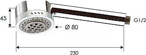 Set de duș Remer Para 321HGX (2 functii)