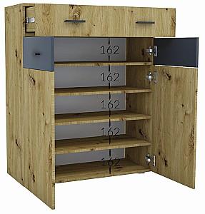Comoda Confort-NV Urban L Stejar Artisan(Maro)/Antracit(Gri)