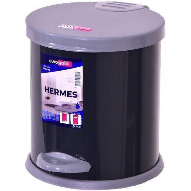 Cos de gunoi Eurogold Hermes black