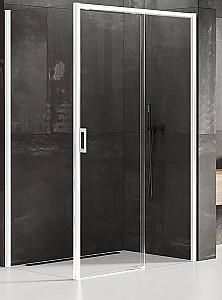 Cabina de dus New Trendy Prime White L Quadrant 120x90x200 Hinged D-0404A/D-0220B