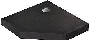 Cadita de dus New Trendy Mild Stone Pentagona Black  B-0582